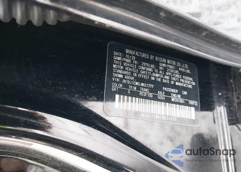 2020 Nissan Rogue Sport Sl Awd Xtronic Cvt из США, поврежденный, VIN JN1BJ1CW6LW651777